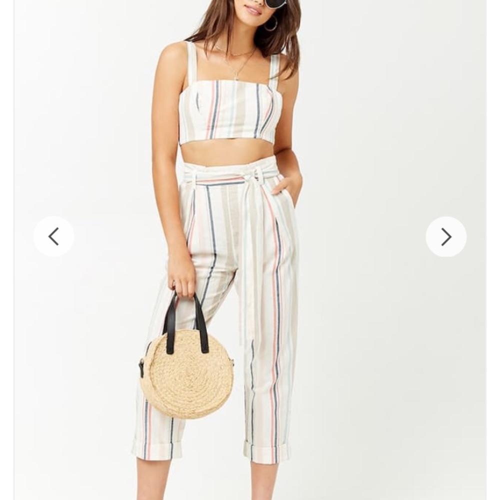 Forever 21 Striped Set